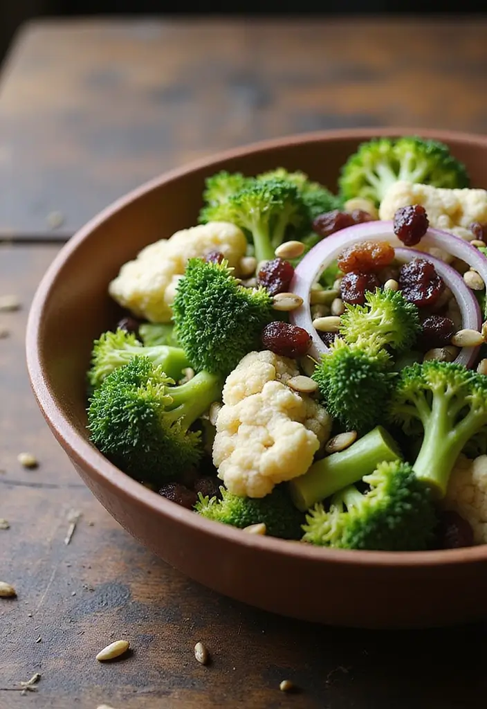 27 Gluten-Free Dairy-Free Meal Prep Recipes for Clean Eating 80 27 Gluten-Free Dairy-Free Meal Prep Recipes for Clean Eating - 16. Broccoli & Cauliflower Salad