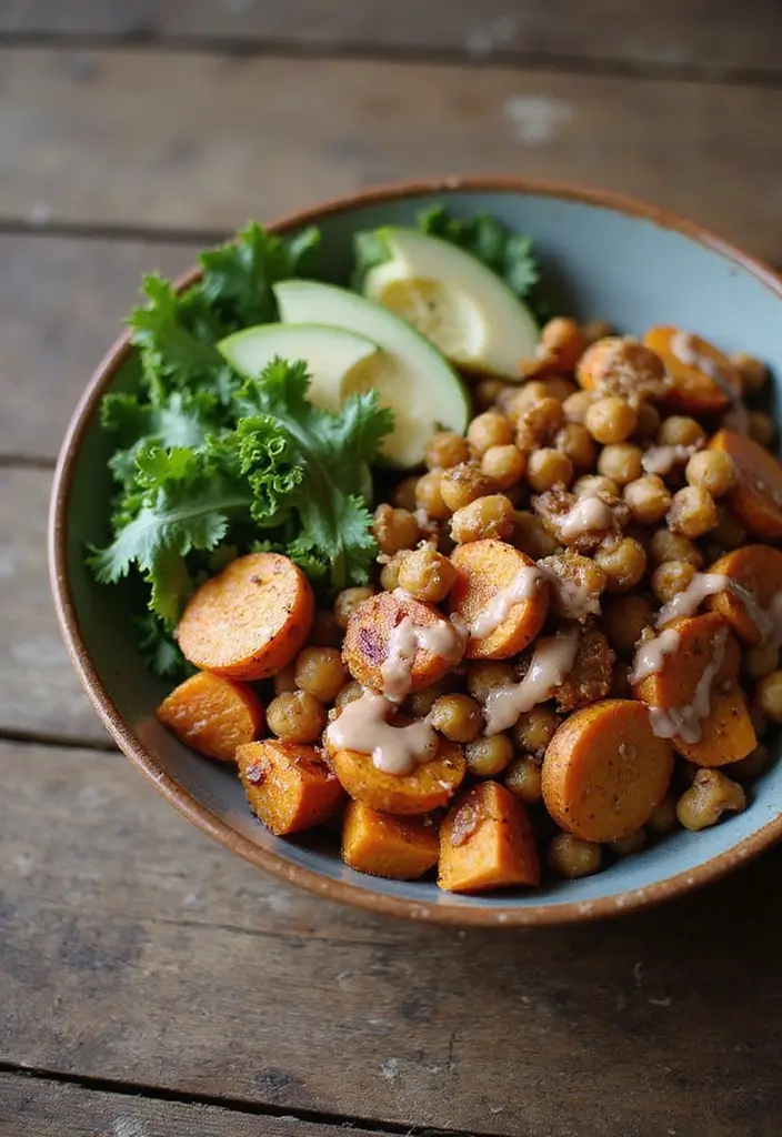 27 Gluten-Free Dairy-Free Meal Prep Recipes for Clean Eating 8 27 Gluten-Free Dairy-Free Meal Prep Recipes for Clean Eating - 2. Sweet Potato & Chickpea Buddha Bowl