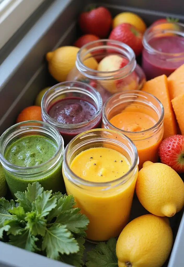 27 Gluten-Free Dairy-Free Meal Prep Recipes for Clean Eating 109 27 Gluten-Free Dairy-Free Meal Prep Recipes for Clean Eating - 21. Green Smoothie Packs