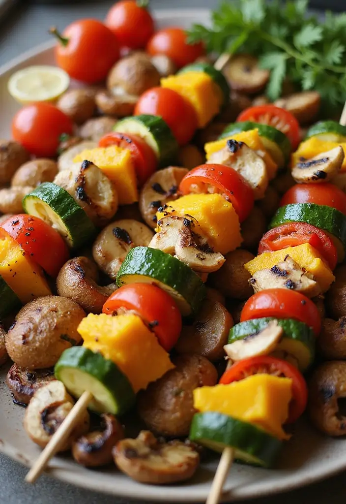 27 Gluten-Free Dairy-Free Meal Prep Recipes for Clean Eating 123 27 Gluten-Free Dairy-Free Meal Prep Recipes for Clean Eating - 23. Grilled Veggie Skewers