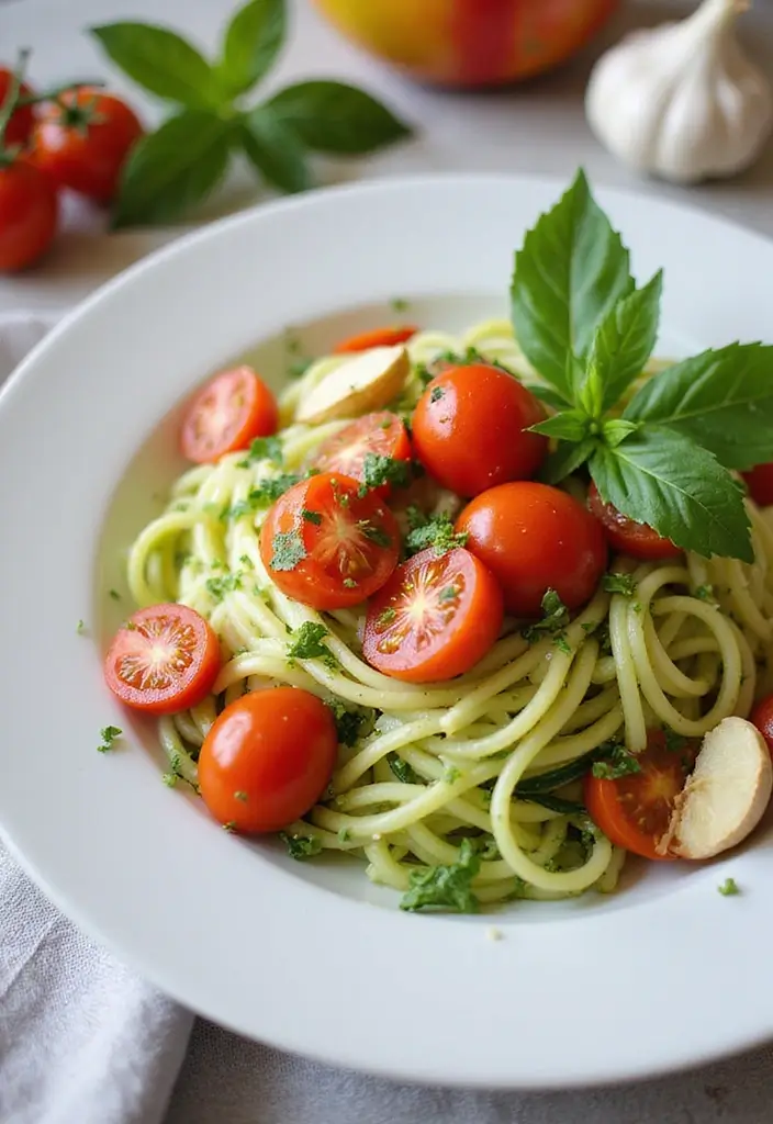 27 Gluten-Free Dairy-Free Meal Prep Recipes for Clean Eating 13 27 Gluten-Free Dairy-Free Meal Prep Recipes for Clean Eating - 3. Zucchini Noodles with Tomato & Basil
