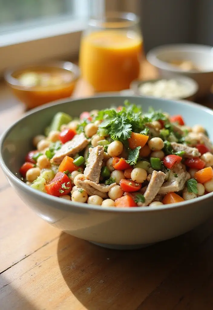 27 Ground Turkey Meal Prep Recipes for Quick Dinners 108 27 Ground Turkey Meal Prep Recipes for Quick Dinners - 18. Turkey and Chickpea Salad