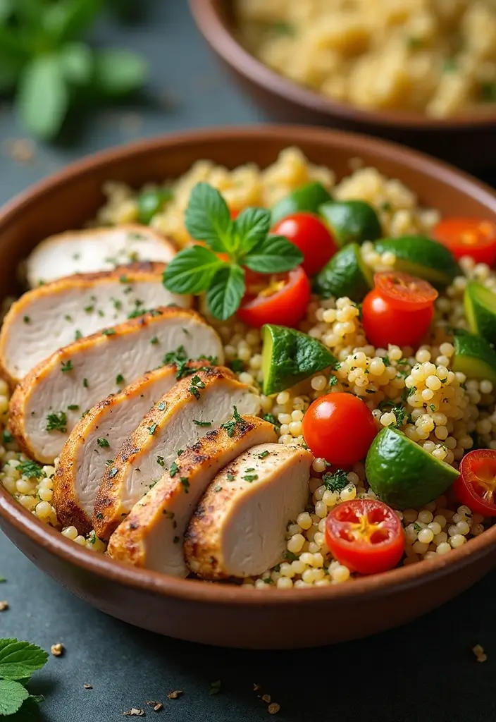 27 Ground Turkey Meal Prep Recipes for Quick Dinners 159 27 Ground Turkey Meal Prep Recipes for Quick Dinners - 27. Turkey and Mediterranean Couscous