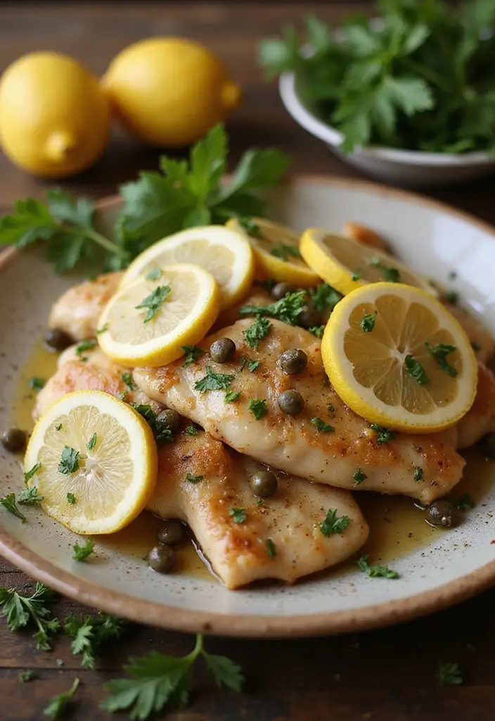 27 High-Protein Chicken Meal Prep Recipes for the Week 127 27 High-Protein Chicken Meal Prep Recipes for the Week - 23. Chicken Piccata