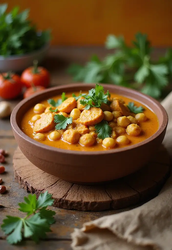 27 High-Protein Chicken Meal Prep Recipes for the Week 144 27 High-Protein Chicken Meal Prep Recipes for the Week - 26. Chicken Curry with Chickpeas