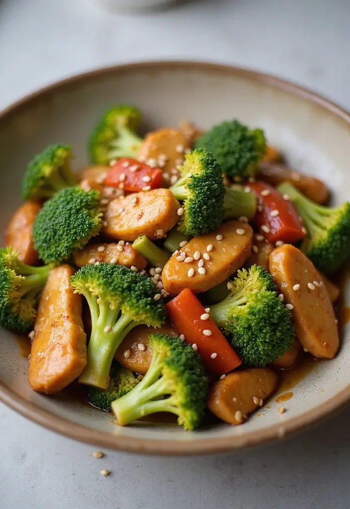 27 High-Protein Chicken Meal Prep Recipes for the Week 53 27 High-Protein Chicken Meal Prep Recipes for the Week - 9. Chicken Stir-Fry with Broccoli