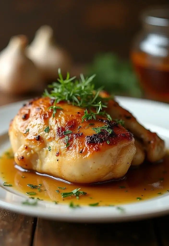 27 Low-Calorie Meal Prep Recipes for Everyday Balance 138 27 Low-Calorie Meal Prep Recipes for Everyday Balance - 24. Roasted Garlic and Herb Chicken