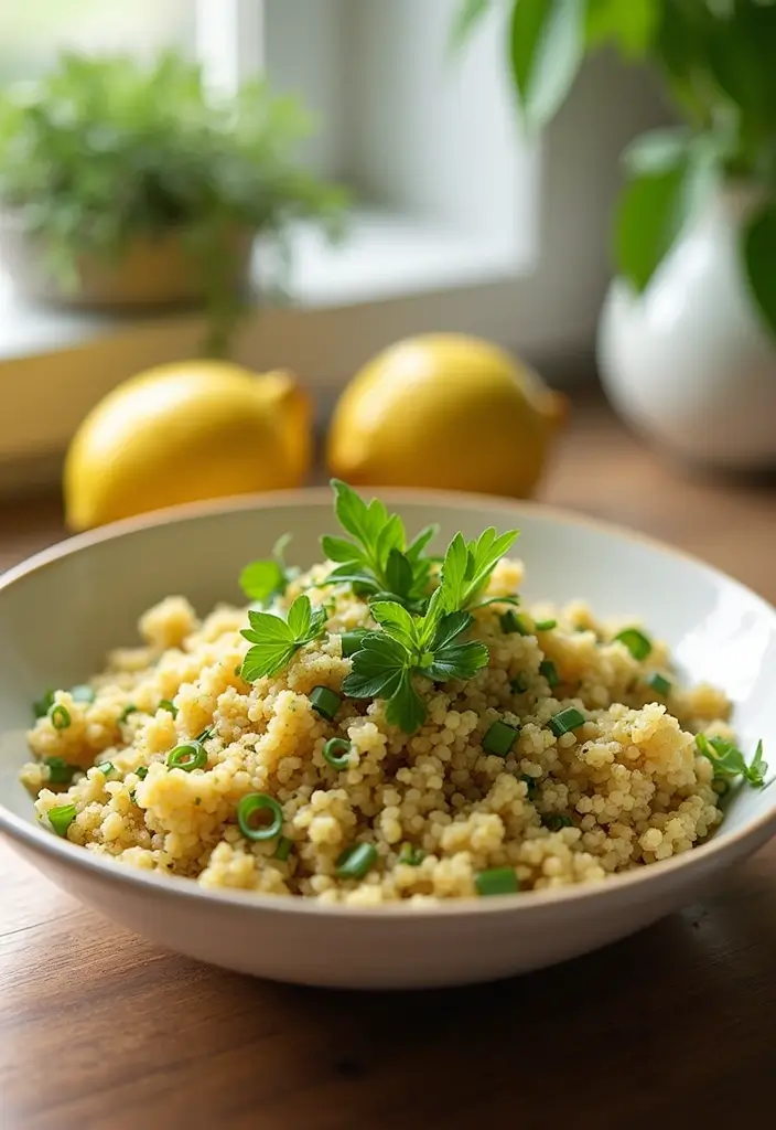 27 Low-Calorie Meal Prep Recipes for Everyday Balance 150 27 Low-Calorie Meal Prep Recipes for Everyday Balance - 26. Lemon Herb Quinoa