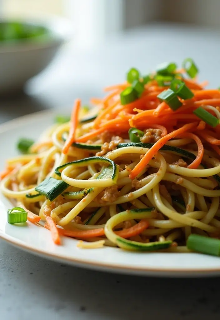 27 Low-Calorie Meal Prep Recipes for Everyday Balance 30 27 Low-Calorie Meal Prep Recipes for Everyday Balance - 6. Thai Peanut Zucchini Noodles