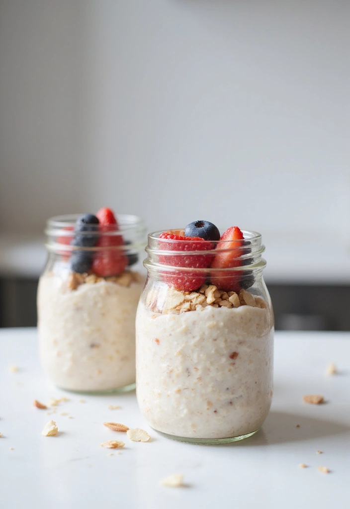 27 Macro-Friendly Breakfast Meal Prep Recipes You’ll Love 1 27 Macro-Friendly Breakfast Meal Prep Recipes You’ll Love - 1. Classic Overnight Oats with Almonds