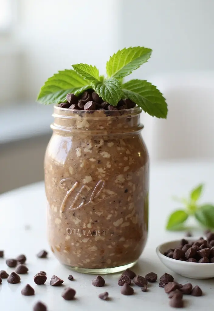 27 Macro-Friendly Breakfast Meal Prep Recipes You’ll Love 96 27 Macro-Friendly Breakfast Meal Prep Recipes You’ll Love - 16. Chocolate Mint Overnight Oats