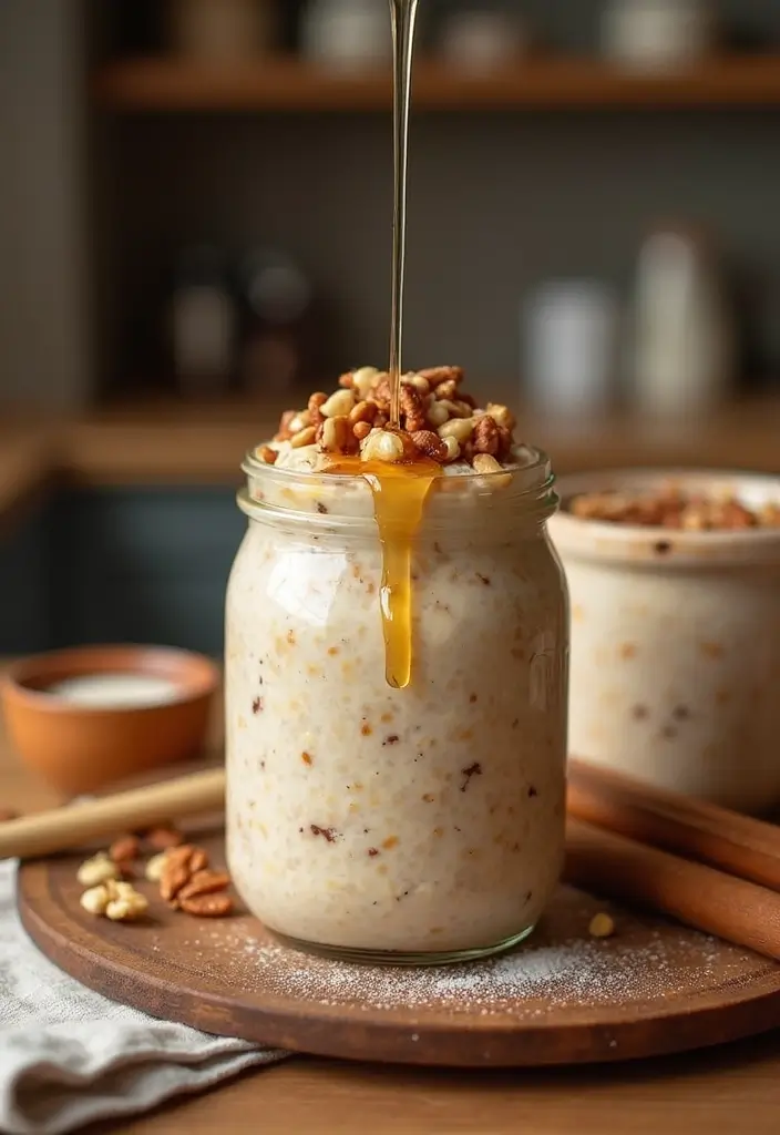 27 Macro-Friendly Breakfast Meal Prep Recipes You’ll Love 108 27 Macro-Friendly Breakfast Meal Prep Recipes You’ll Love - 18. Cinnamon Roll Overnight Oats