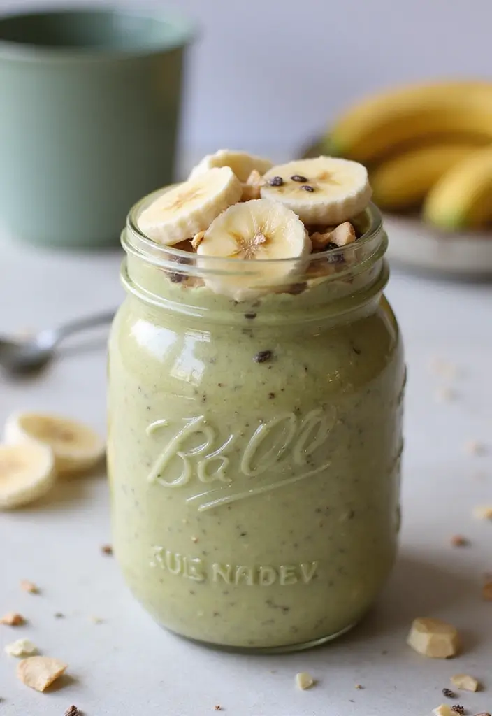 27 Macro-Friendly Breakfast Meal Prep Recipes You’ll Love 151 27 Macro-Friendly Breakfast Meal Prep Recipes You’ll Love - 25. Matcha Almond Butter Overnight Oats
