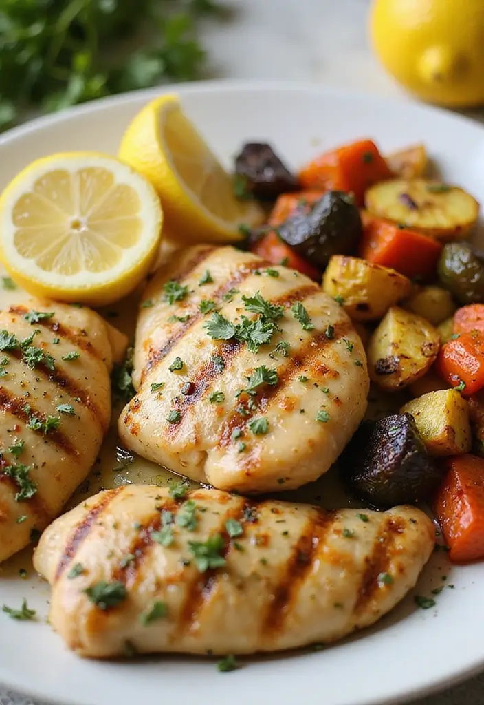 27 Whole30 Meal Prep Recipes for Clean Eating - 1. Zesty Lemon Garlic Chicken