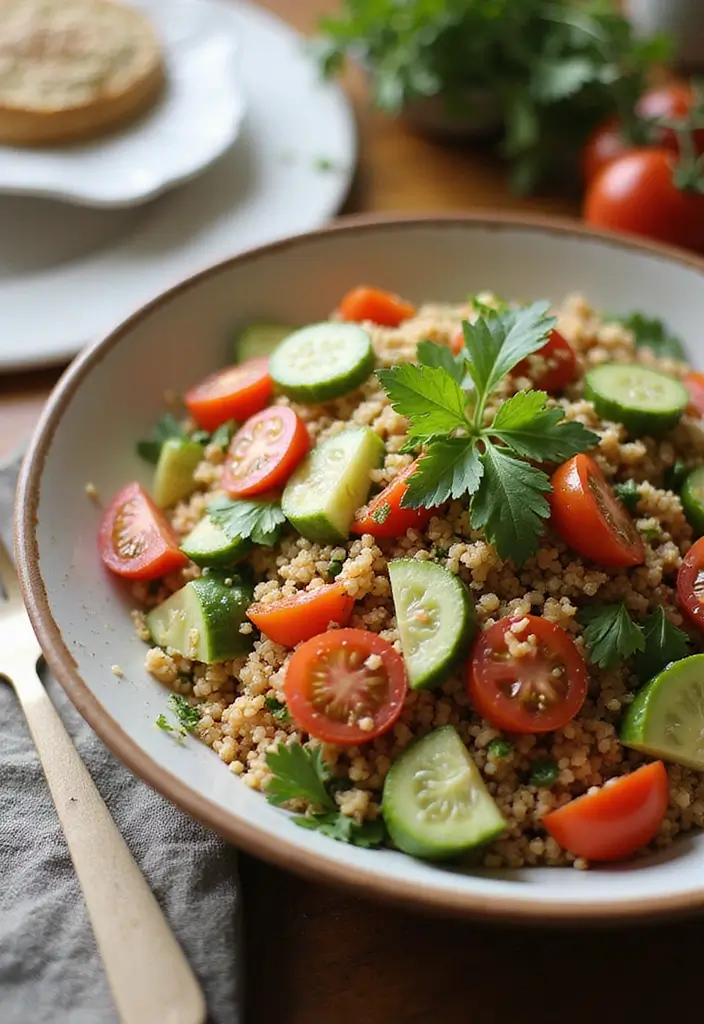 27 Whole30 Meal Prep Recipes for Clean Eating - 10. Mediterranean Quinoa Salad