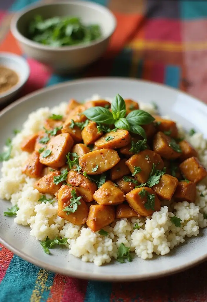 27 Whole30 Meal Prep Recipes for Clean Eating - 14. Thai Basil Chicken