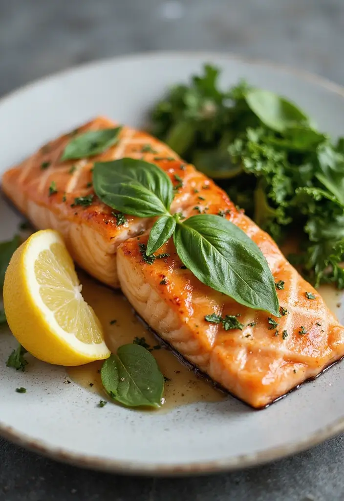 27 Whole30 Meal Prep Recipes for Clean Eating - 20. Lemon Basil Salmon