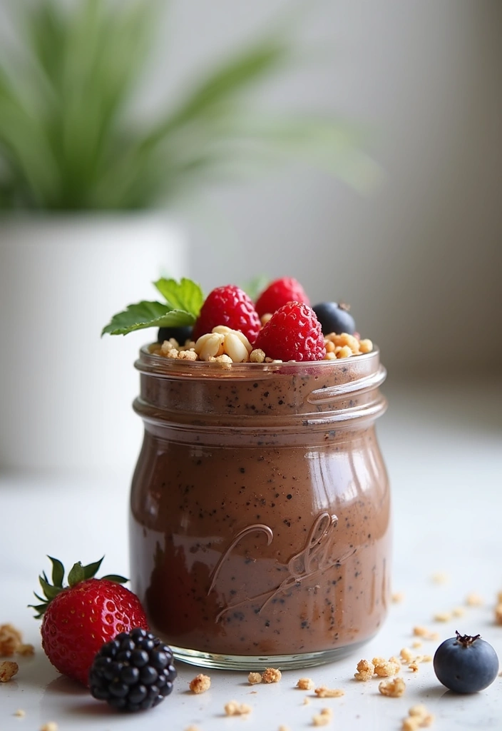 27 Whole30 Meal Prep Recipes for Clean Eating - 25. Chocolate Chia Seed Pudding