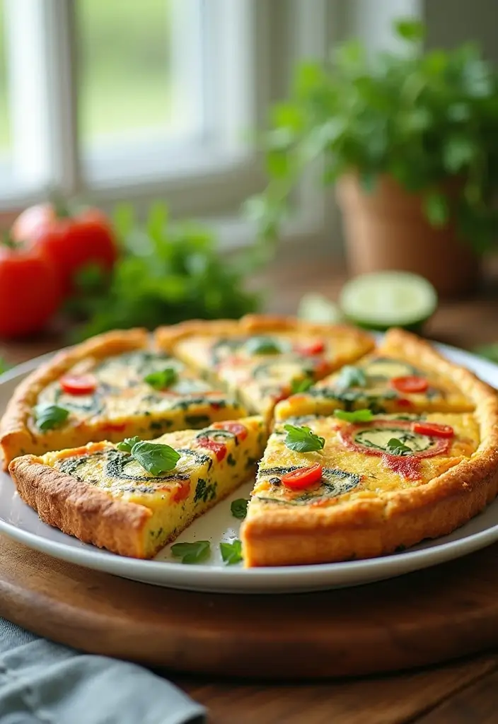 27 Whole30 Meal Prep Recipes for Clean Eating - 26. Savory Vegetable Frittata