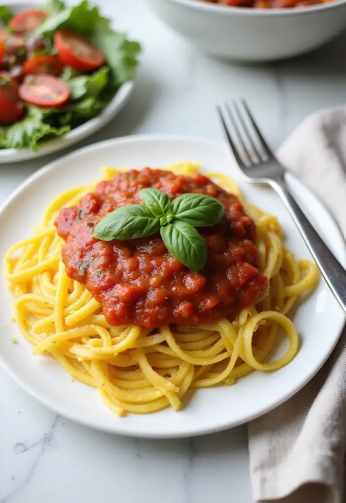 27 Whole30 Meal Prep Recipes for Clean Eating - 7. Spaghetti Squash with Marinara