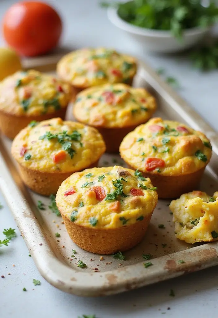 27 Whole30 Meal Prep Recipes for Clean Eating - 9. Egg and Veggie Muffins