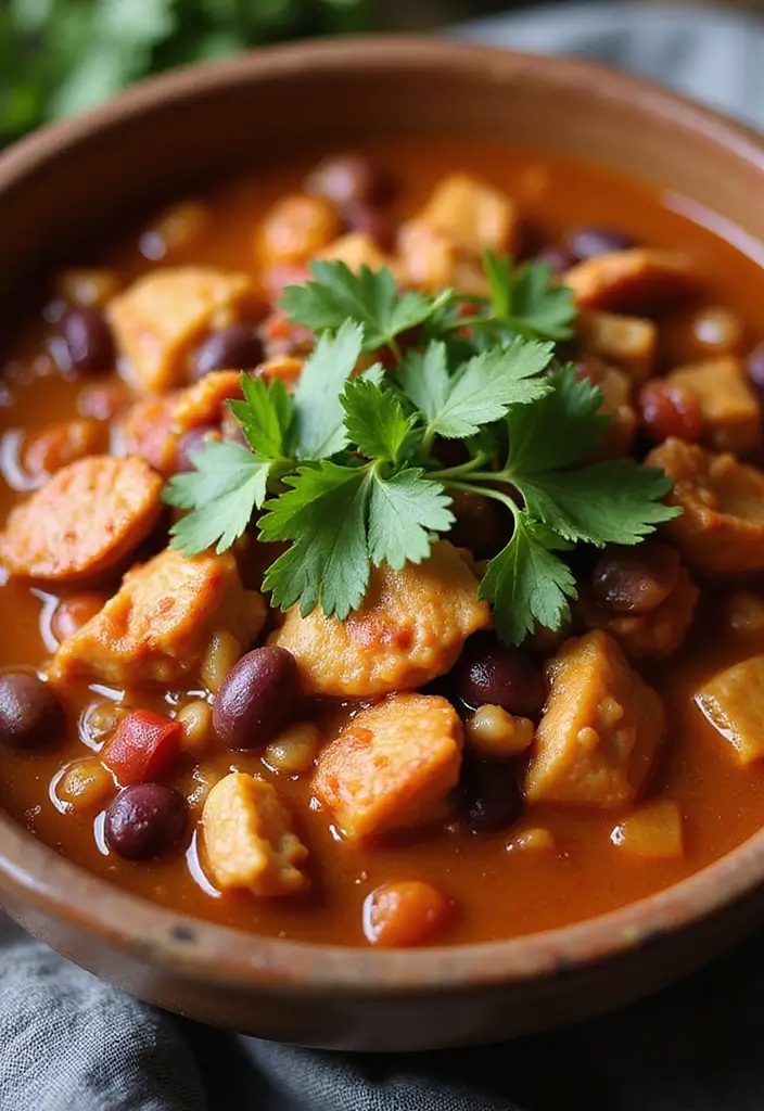 28 Chicken Meal Prep Recipes for Work Lunches You’ll Crave - 19. Chicken and Bean Chili