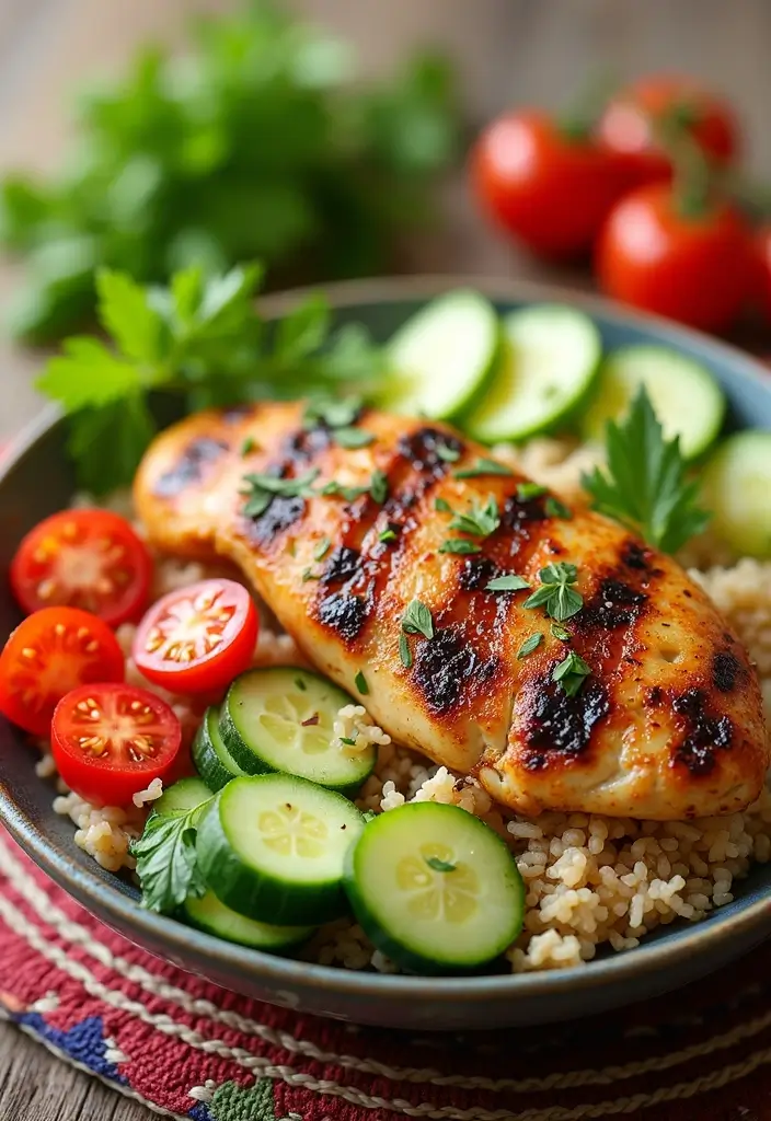 28 Chicken Meal Prep Recipes for Work Lunches You’ll Crave - 4. Mediterranean Chicken Bowls