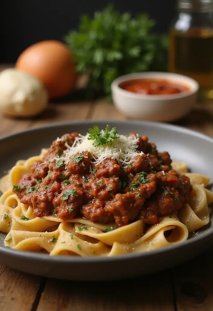 28 Ground Beef Freezer Meal Prep Recipes to Save Time - 22. Ground Beef Ragu
