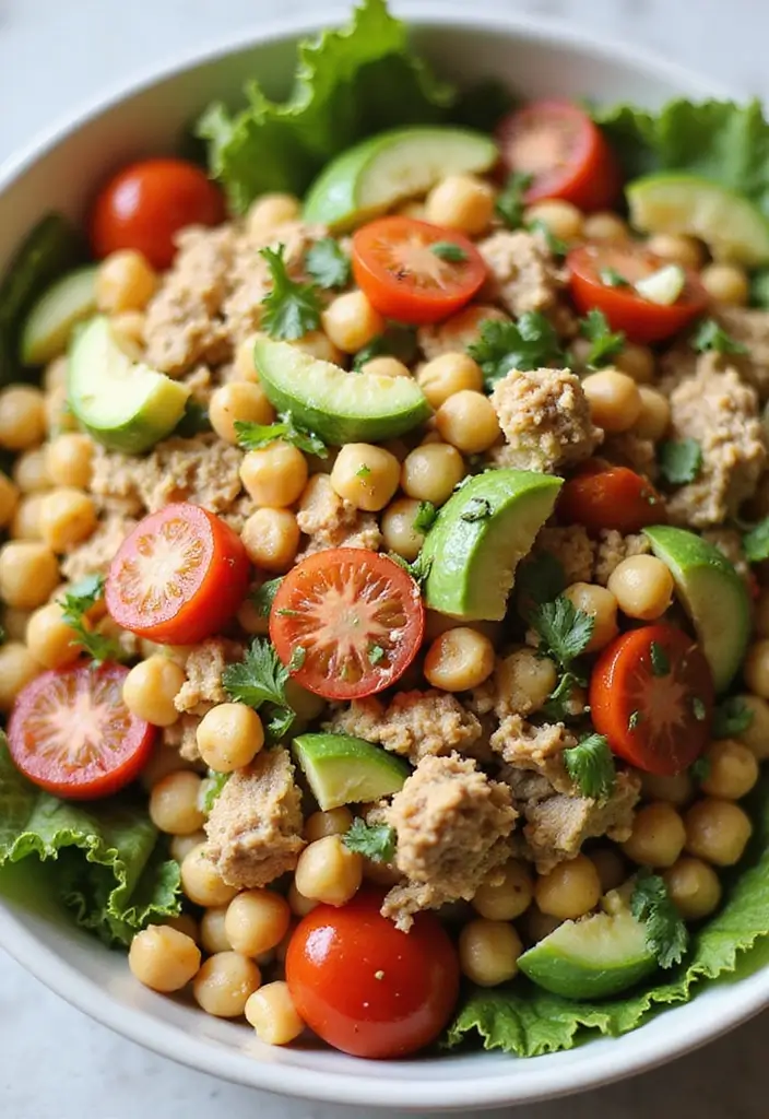 28 Ground Chicken Meal Prep Recipes to Try This Week 153 28 Ground Chicken Meal Prep Recipes to Try This Week - 27. Ground Chicken and Chickpea Salad