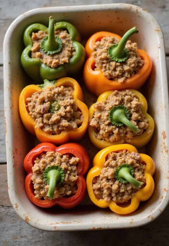 28 Ground Chicken Meal Prep Recipes to Try This Week 27 28 Ground Chicken Meal Prep Recipes to Try This Week - 5. Ground Chicken Stuffed Peppers