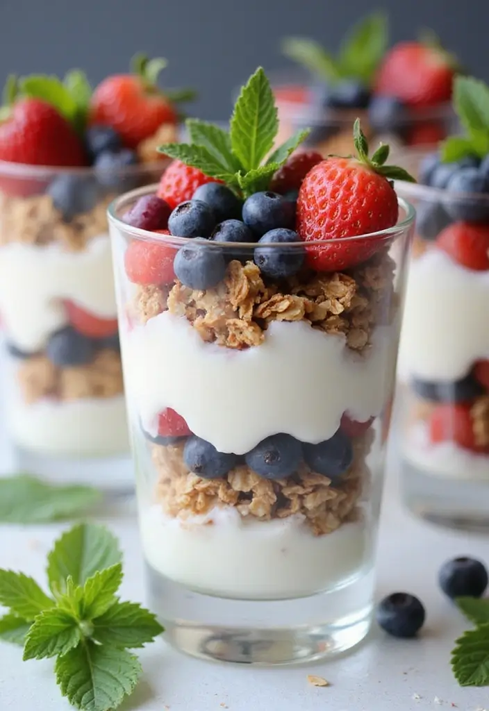 28 Healthy Meal Prep Recipes for Picky Eaters Made Easy - 13. Yogurt Parfaits