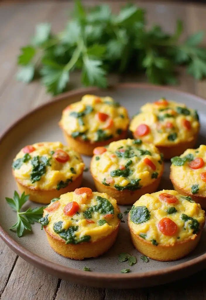 28 Healthy Meal Prep Recipes for Picky Eaters Made Easy - 14. Egg Muffins with Veggies