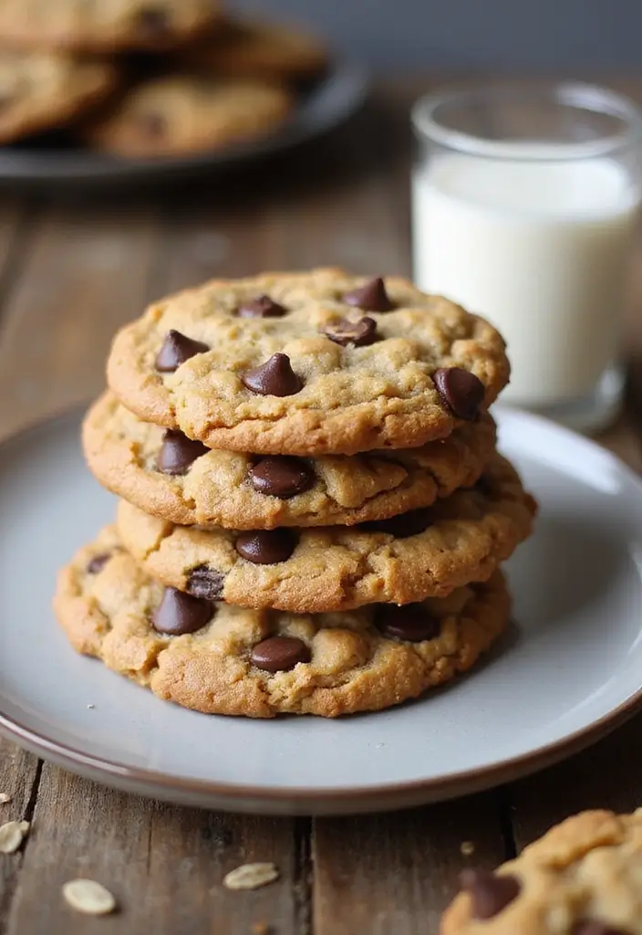 28 Healthy Meal Prep Recipes for Picky Eaters Made Easy - 16. Oatmeal Chocolate Chip Cookies