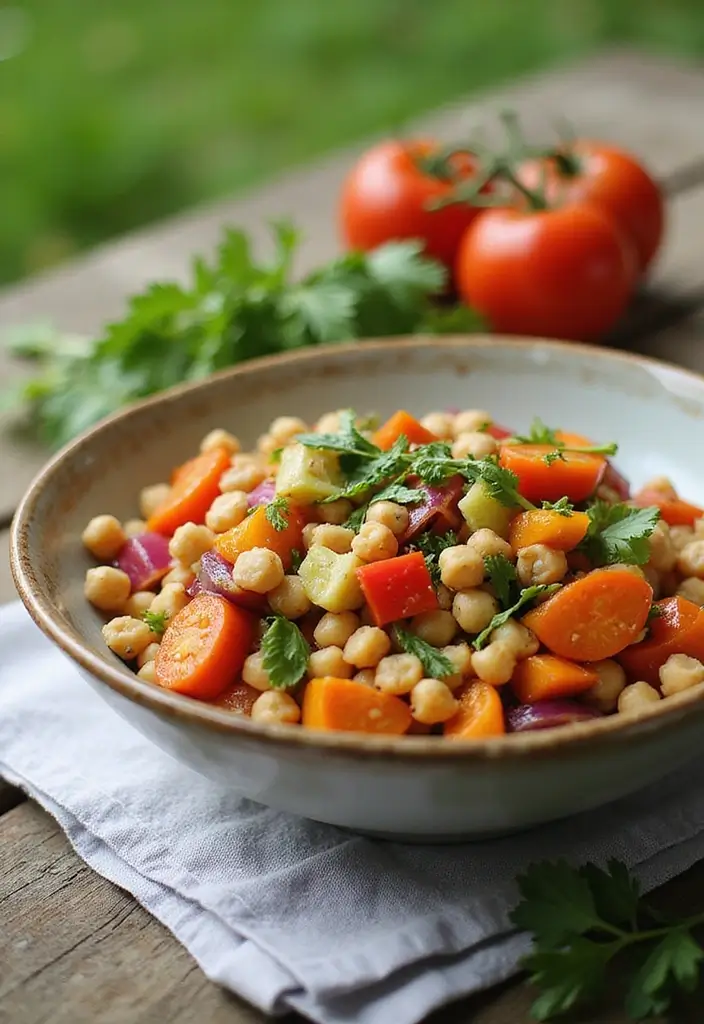 28 Healthy Meal Prep Recipes for Picky Eaters Made Easy - 23. Quick Chickpea Salad