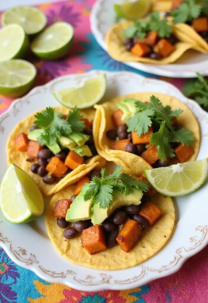 28 Healthy Meal Prep Recipes for Picky Eaters Made Easy - 4. Sweet Potato and Black Bean Tacos