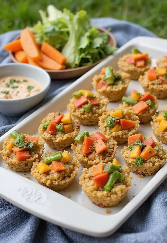 28 Healthy Meal Prep Recipes for Picky Eaters Made Easy - 5. Mini Quinoa and Veggie Cups