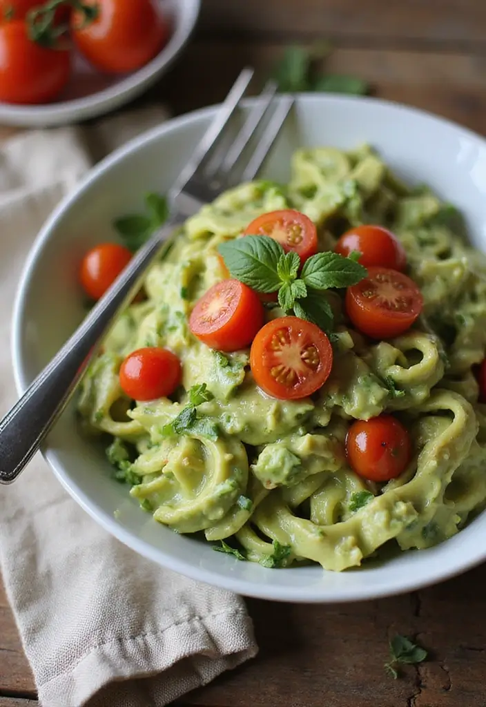 28 Healthy Meal Prep Recipes for Picky Eaters Made Easy - 6. Creamy Avocado Pasta