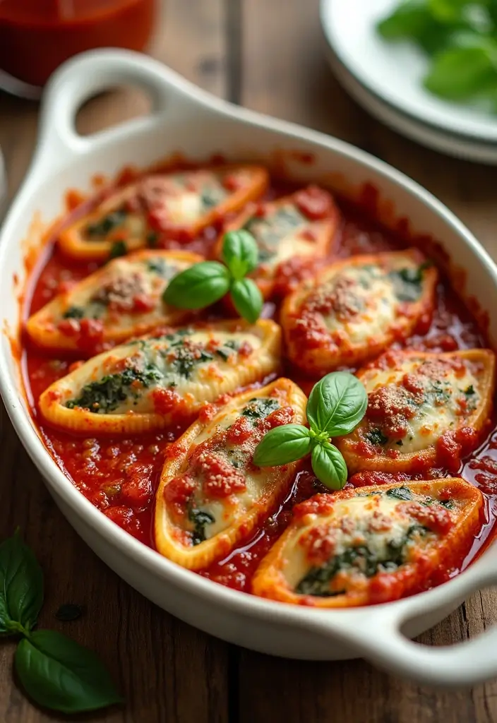 28 Healthy Meal Prep Recipes for Picky Eaters Made Easy - 8. Spinach and Feta Stuffed Shells