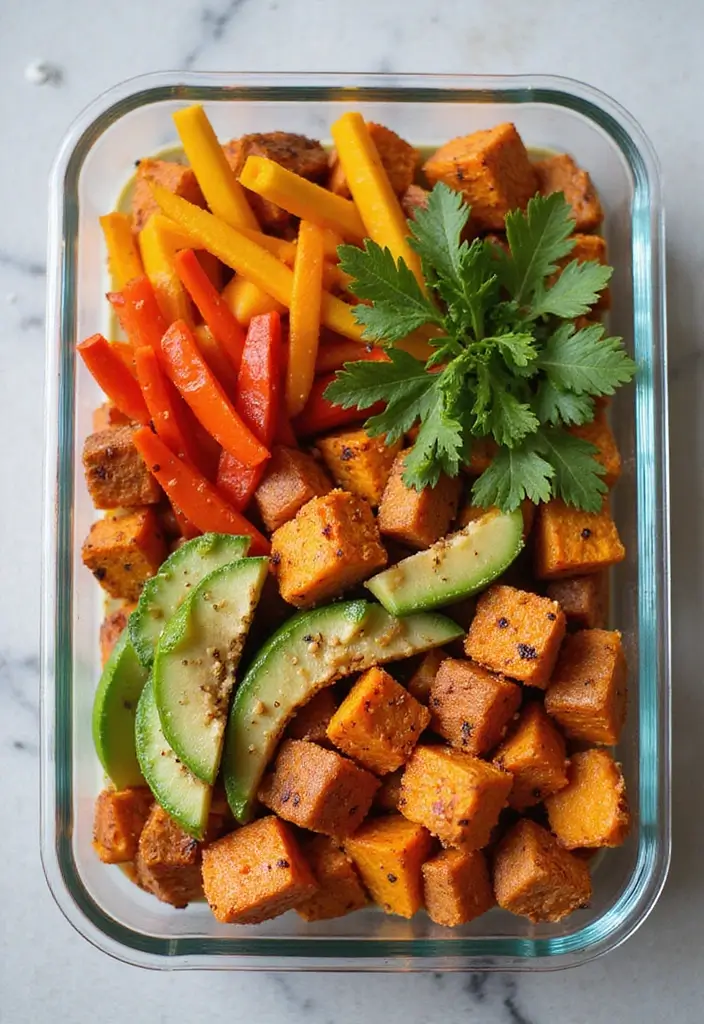 28 Low-Calorie Meal Prep Lunch Recipes That Keep You Full 75 28 Low-Calorie Meal Prep Lunch Recipes That Keep You Full - 13. Thai Peanut Sweet Potato Buddha Bowl