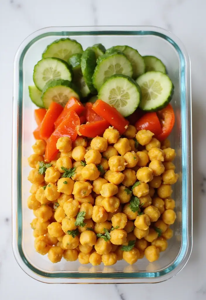 28 Low-Calorie Meal Prep Lunch Recipes That Keep You Full 88 28 Low-Calorie Meal Prep Lunch Recipes That Keep You Full - 16. Curry Chickpea Salad