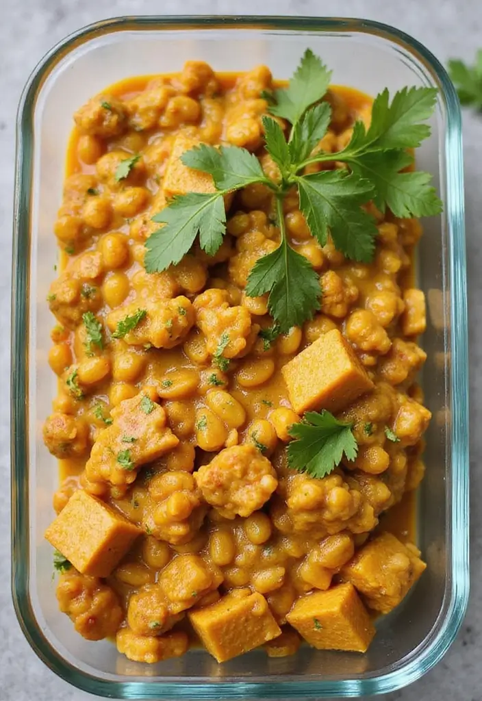 28 Low-Calorie Meal Prep Lunch Recipes That Keep You Full 107 28 Low-Calorie Meal Prep Lunch Recipes That Keep You Full - 19. Coconut Curry Lentils
