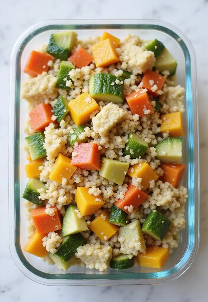 28 Low-Calorie Meal Prep Lunch Recipes That Keep You Full 121 28 Low-Calorie Meal Prep Lunch Recipes That Keep You Full - 21. Garlic & Herb Couscous Salad