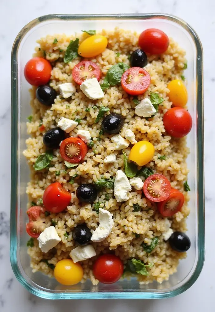 28 Low-Calorie Meal Prep Lunch Recipes That Keep You Full 152 28 Low-Calorie Meal Prep Lunch Recipes That Keep You Full - 26. Mediterranean Orzo Salad
