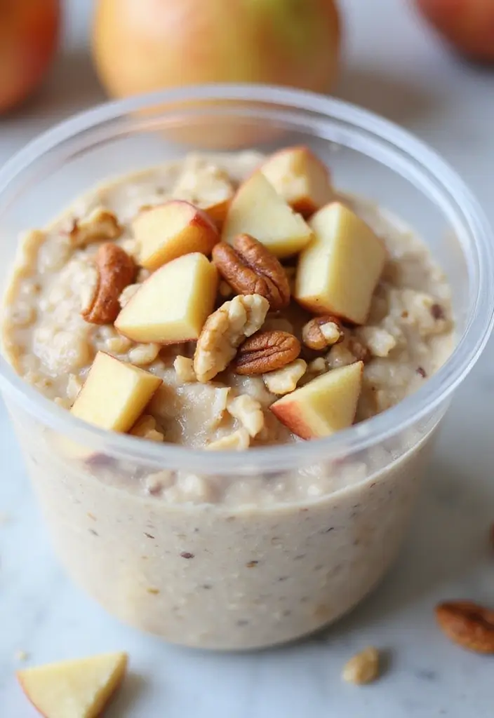 28 Low-Calorie Meal Prep Lunch Recipes That Keep You Full 160 28 Low-Calorie Meal Prep Lunch Recipes That Keep You Full - 28. Apple & Cinnamon Overnight Oats
