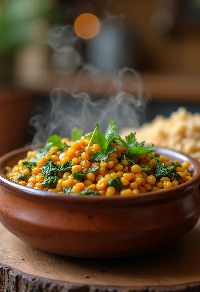 28 Low-Cholesterol Meal Prep Recipes for a Healthy Heart - 13. Curry Lentils with Spinach