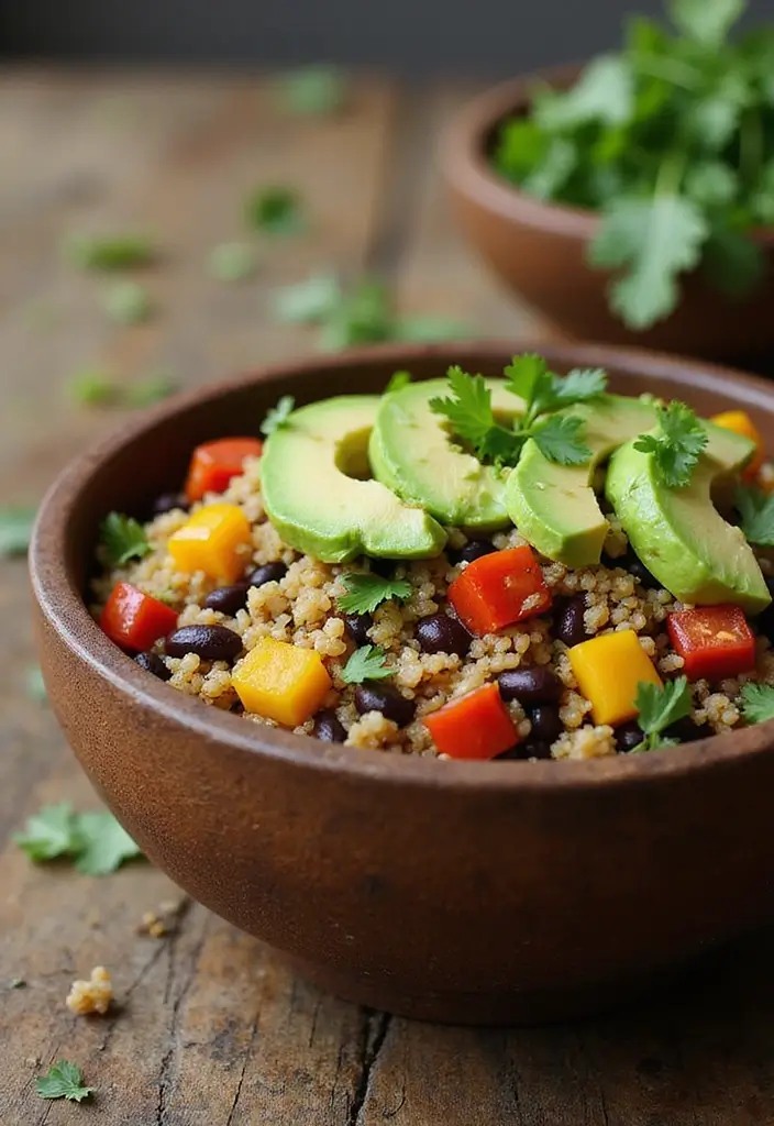 29 Clean Eating Meal Prep Recipes That Taste Amazing - 1. Quinoa & Black Bean Bowl