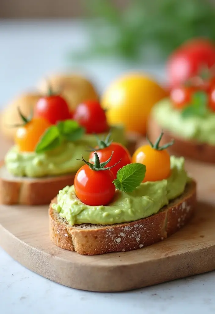 29 Clean Eating Meal Prep Recipes That Taste Amazing - 14. Creamy Avocado & Tomato Toast