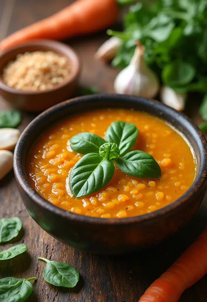 29 Clean Eating Meal Prep Recipes That Taste Amazing - 3. Lentil Soup with Spinach