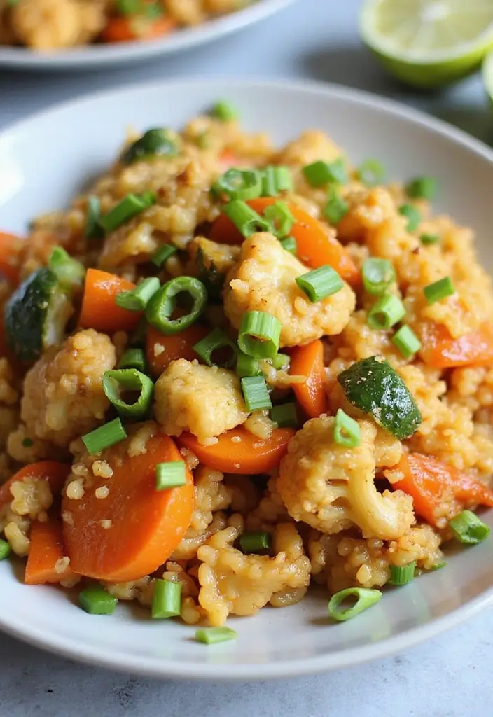 29 Clean Eating Meal Prep Recipes That Taste Amazing - 8. Cauliflower Rice Stir-Fry