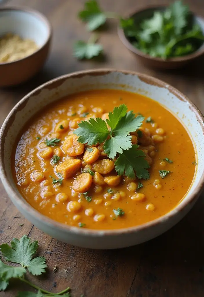 29 High-Protein Low-Calorie Meal Prep Recipes to Support Weight Loss - 17. Curry Lentil Soup